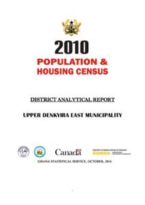 DISTRICT ANALYTICAL REPORT  UPPER DENKYIRA EAST MUNICIPALITY i