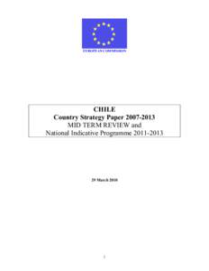 Country Strategy Paper[removed]Mid term review and National Indicative Programme[removed]C