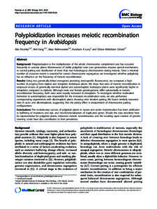 Pecinka et al. BMC Biology 2011, 9:24 http://www.biomedcentral.com[removed]RESEARCH ARTICLE  Open Access