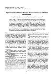 Pacific Science (1991), vol. 45, no . 1: 76-84 © 1991 by University of Hawaii Press. All rights reserved