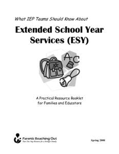 What IEP Teams Should Know About ESY