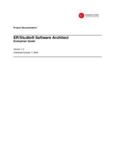 ERStudio Product Evaluation Guide (v5.5)