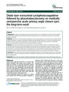 Results at seven years after the use of intracamerular cefazolin as an endophthalmitis prophylaxis in cataract surgery