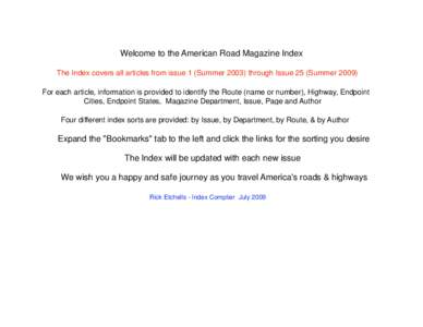 American Road Index_Issue_01_To_25.xls