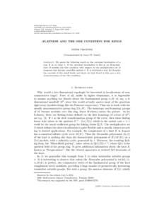 PROCEEDINGS OF THE AMERICAN MATHEMATICAL SOCIETY Volume 131, Number 7, Pages 1977–1980 SArticle electronically published on February 11, 2003