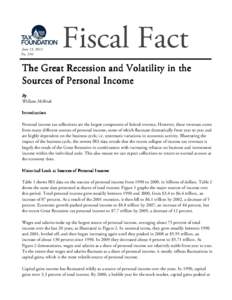 June 13, 2012 No. 316 Fiscal Fact  The Great Recession and Volatility in the