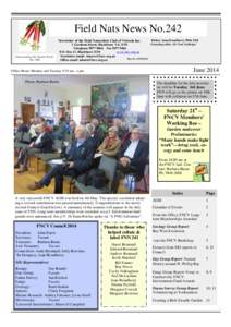 Field Nats News No.242 Newsletter of the Field Naturalists Club of Victoria Inc. Understanding Our Natural World Est. 1880