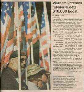 Vietnam veterans memorial gets $10,000 boost By Robert J. Cyr Journal
