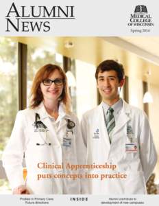 ALUMNI NEWS Spring[removed]Clinical Apprenticeship