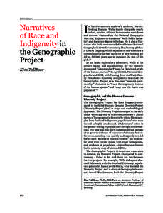 SYMPOSIUM  Narratives of Race and Indigeneity in the Genographic
