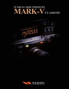 HF 200W ALL MODE TRANSCEIVER  MARK-V FT-1000MP
