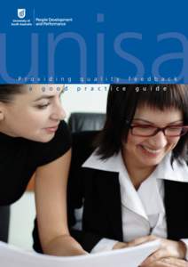 Good Practice Guide for Mentoring at UniSA