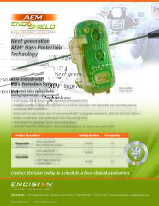 Next-generation AEM® Burn Protection Technology AEM EndoShield® Burn Protection System