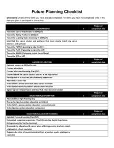 Microsoft WordFuture Planning Checklist Activity Sheet.docx