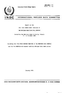 INDC(NDS)-178 D i s t r . G + Sp. International Atomic Energy Agency  INTERNATIONAL