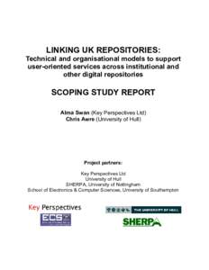 Linking UK Repositories Report