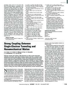 REPORTS pseudogap energy scale (23, 29) coexist with these low-energy dispersive modulations at all temperatures studied. Third, analysis of the data using the octet model provides a new perspective on the superconductin