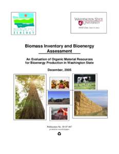 Biomass Inventory and Bioenergy Assessment