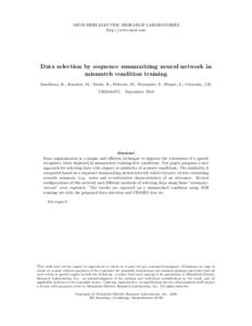 Machine learning / Artificial neural networks / Artificial intelligence / Applied mathematics / Automatic identification and data capture / Computer accessibility / Speech recognition / Boltzmann machine / Deep learning