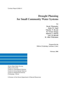 Contract ReportDrought Planning for Small Community Water Systems by Derek Winstanley