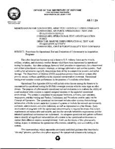 Security / Computer security / Prevention / National security / Cyberwarfare / Computer network security / Cryptography / NIST Special Publication 800-53 / Test and evaluation master plan / Vulnerability / Threat / Information security