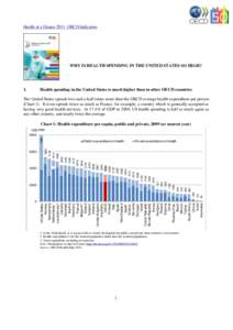 Health at a Glance 2011: OECD Indicators  WHY IS HEALTH SPENDING IN THE UNITED STATES SO HIGH? 1.