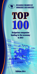 THE CLASSIFICATIONS OF THE BULGARIAN CHAMBER OF COMMERCE AND INDUSTRY “TOP 100 BULGARIAN COMPANIES LEADING IN THE ECONOMY IN 2013” The building of Sofia Commercial and Industrial Chamber