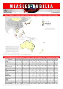 ISSNVolume 10 • Issue 10 • October 2016 Figure 1. Distribution of confirmed measles cases with rash onset 1–30 September 2016, WHO Western Pacific Region