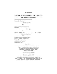 PUBLISHED  UNITED STATES COURT OF APPEALS FOR THE FOURTH CIRCUIT SAMUEL D. MURIITHI, Plaintiff-Appellee,