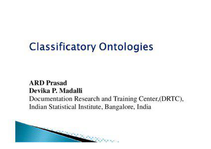 Microsoft PowerPoint - DPM-ARD_classificatory-ontologies.ppt [Compatibility Mode]