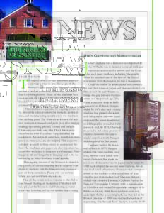 NEWS September 2007 SPECIAL EDITION TREASURES OF THE MUSEUM  T