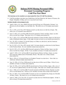 Microsoft Word - Cold War Unaccounted-Fors Fact Sheet FINAL[removed]docx