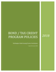 BOND / Tax Credit Program Policies