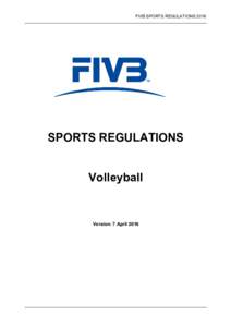 Microsoft Word - FIVB Sports Regulations 2016__CLEAN