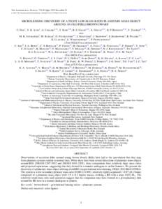 The Astrophysical Journal, 778:38 (6pp), 2013 November 20  C[removed]doi:[removed]637X[removed]