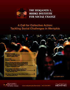 A CALL FOR COLLECTIVE ACTION: TACKLING SOCIAL CHALLENGES IN MEMPHIS TABLE OF CONTENTS Table of Contents …....………………………………………...............................................................