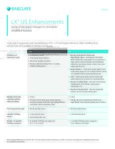 Barclays LX Enhancements US July 2016