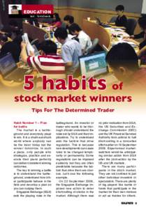 Education text : TerraSeeds 5 habits of  stock market winners