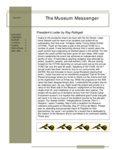 The Museum Messenger  MayIndividual