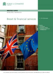 Brexit & financial services