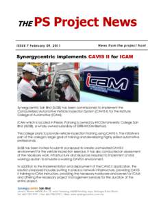 THE  PS Project News ISSUE 7 February 09, 2011