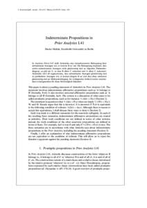 2. Korrektur/pdf - mentis - PLA/12 / RhemaSeite: 165  Indeterminate Propositions in Prior Analytics I.41 Marko Malink, Humboldt-Universität zu Berlin