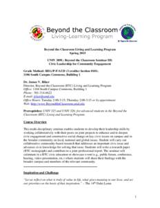 Microsoft Word - UNIV389L-Beyond the Classroom Seminar III-Spring2015