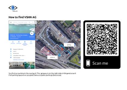 How to find VSHN AG  parking entrance