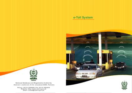 e-Toll System  « NADRA PAKISTAN