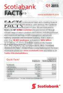 Scotiabank FACTS Q1 2015 www.scotiabank.com