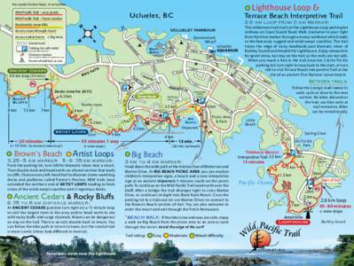 Lighthouse Loop &  Map copyright Schramm Design - do not reproduce Wild Pacific Trail − easy grade