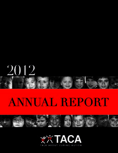 2012 Annual Report Message from the Executive Director Dear Friends, This past year has been a remarkable one in our shared journey to help families living