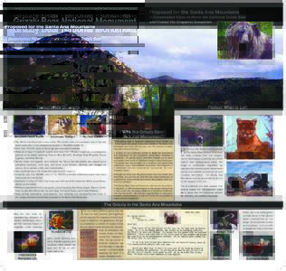 A Conservation Vision to Honor the California Grizzly Bear and Protect the Chaparral Ecosystem Rick Halsey  Terry Tollefsbol