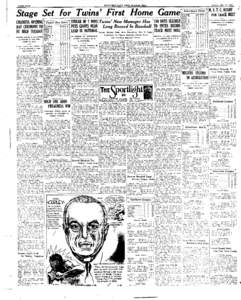 Monday, May 18, 1936  MOORHEAD DAILY NEWS. Moorhead. Minn. PAGE POUR